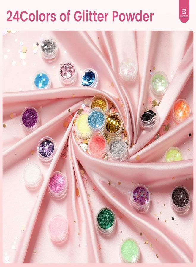 Deciniee Practice Hand for Acrylic Nails Kit: Silicone Hand for Nail Practice with Nail Kit for Beginners - Bendable Training Fake Hand Manicure Acrylic Powder Set for Salon Home - Image 5